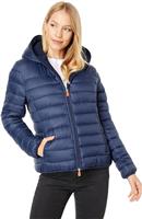 Women&#39;s Save The Duck Nathan Hooded Sherpa Lined Jacket