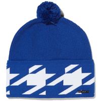 Women's Houndstooth Hat - Electric Blue