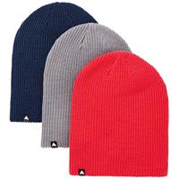 Recycled DND Beanie - 3 Pack - Dress Blue / Tomato / Kelp