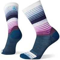 Women's Everyday Stitch Stripe Crew Socks - Twilight Blue
