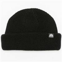 Shorty Double Roll Beanie - Black