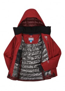 ColumbiaBestDamDownJacketRedElementInside