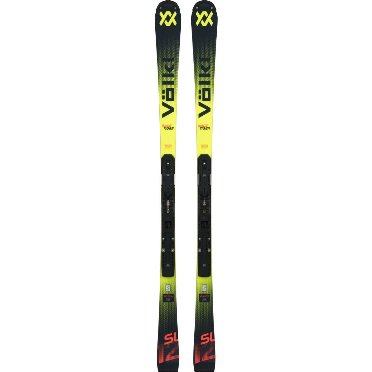 Volkl Racetiger SL R FIS Race Skis + Marker WouldCup Plate