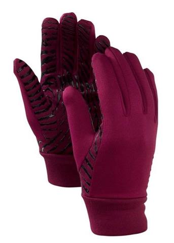 Women's Power Stretch Liner Glove (Sangria)