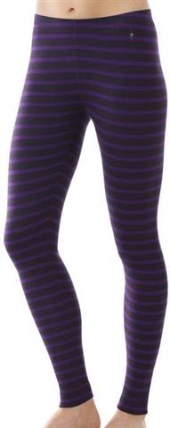 Women's Midweight Pattern Bottom (Deep Purple Stripe)