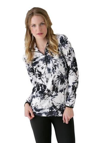 Women's Cristal Locking Zip-T (Black/White)