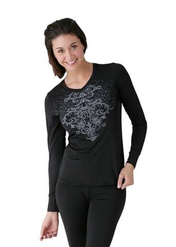 Women's Cybersilk High V-Neck (Black)