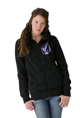 Women's Stade Full Zip Fleece (Black)