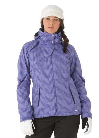 Women's Bugaboo 3-in-1 Jacket (Light Grape Vertical Print)