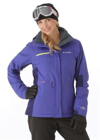 Women's Grid Line Jacket (Light Grape/Neon Light)