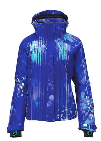 Women's Brilliant Jacket (Dark Violet/Bay Blue/White)