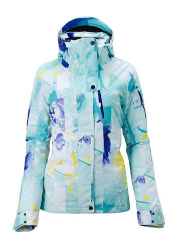 Women's Exposure Jacket (Bright Yellow/Dark Violet/Bay Blue)