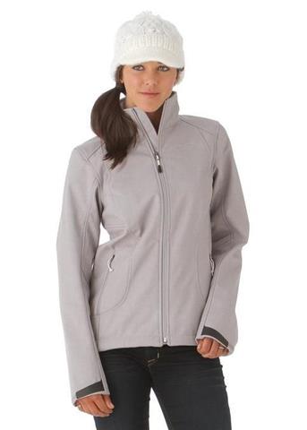 Women's Chromium Thermal Jacket (Metallic Silver Heather/Metallic Silver)