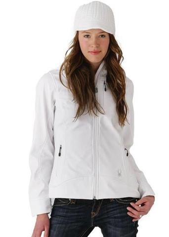 Women's Arc Hoody Softshell Jacket (White)
