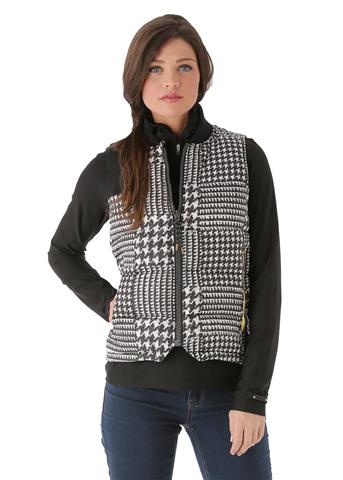 Women's L.A.M.B. Insulator Vest (Big Houndstooth Print)