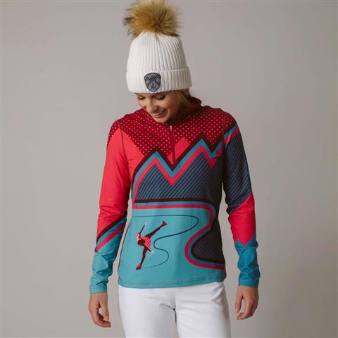 Women's Skater Girl Zip T-Neck