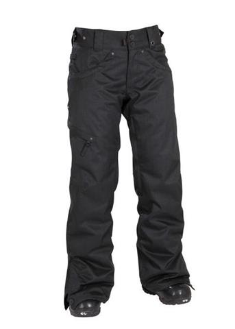 Women's Mannual Patron Insulated Pant (Black Herringbone Denim)