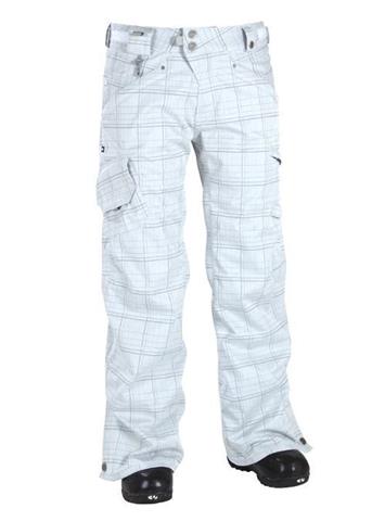 Women's Smarty Fave Pant (White Herringbone Plaid)