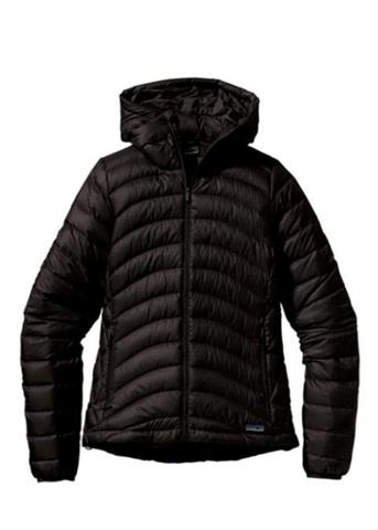 W12 Women's Down Sweater Full-Zip Hoody (Black)