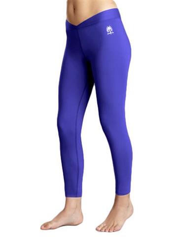 Womens Cybersilk V-Waist Legging (Iris)