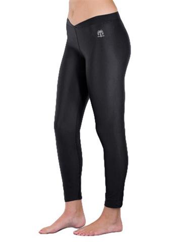 Women's Doeskin V-Waist Legging (Black)