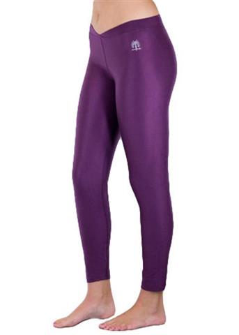 Women's Doeskin V-Waist Legging (Plum)