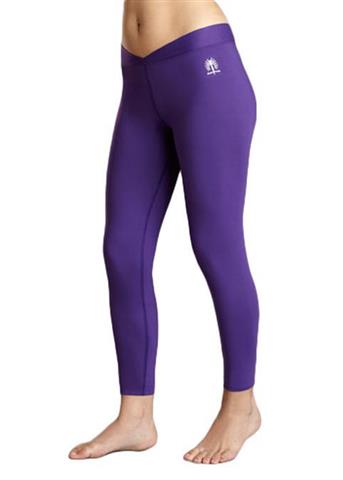 Women's Veluxe V-Waist Legging (Purple)