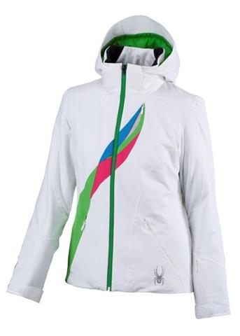 W11 Women's Volt Jacket (White/Classic Green)