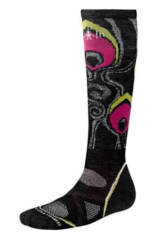 W12 Women's PhD Snowboard Medium Sock (Black)