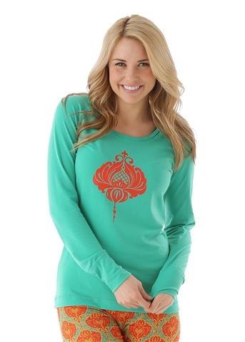 Women's MTF Casablanca Print Scoop Neck