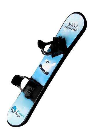 &quot;Snow Much Fun&quot; Kids Plastic Snowboard
