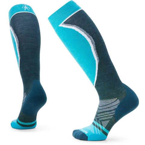 Women's Ski Targeted Cushion Pattern Over The Calf Socks