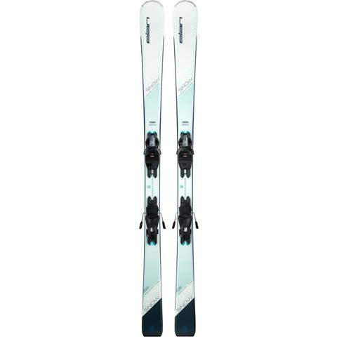 Elan Snow White LS Skis + ELW 9.0 Bindings  - Women's