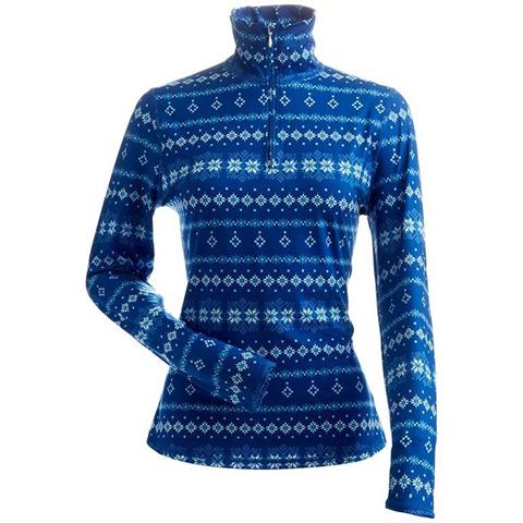 Women&#39;s Snowflake T Neck Top