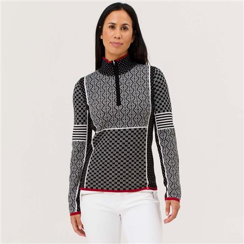 Women's Pow Zip Neck