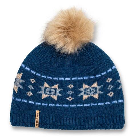 Women's Lambswool North Star Pom Beanie