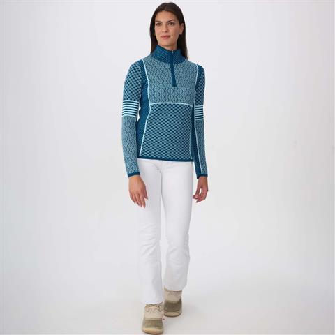 Women's Pow Zip Neck