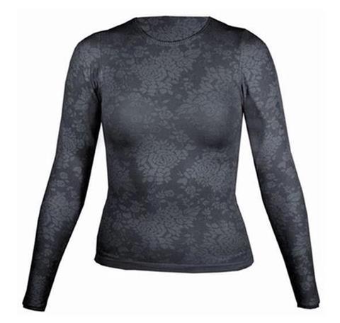 Women's Smooth Scoop Neck (Rose Lace Black) - Sale