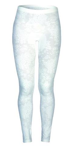 Women's Contour Ankle Tight (Rose Lace White) - Sale