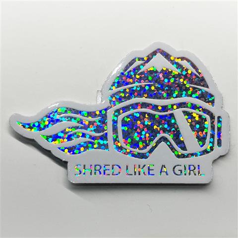 3 Holographic Glitter Sticker