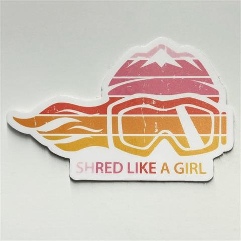 3 Retro Sunset Sticker