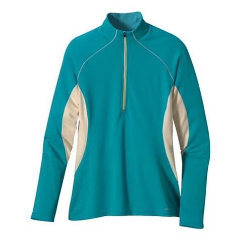 Women's Capilene 3 Midweight Zip Neck (Volcanic Blue) - Sale
