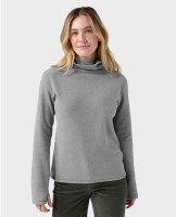 Stio Women's Turpin Fleece Funnel Neck - Powder Fox Heather