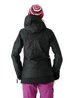 Women's Reserved Avalon Insulated Jacket (Black Twist Yarn) - Back View
