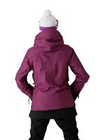 Women's Reserved Avalon Insulated Jacket (Plum Twist Yarn) - Back View