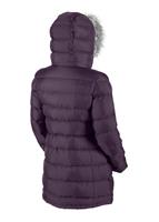 Women's Yume Parka (Dark Eggplant Purple) - Back View