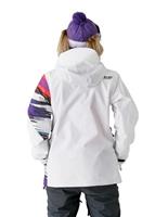 Women's Archers Insulated Jacket (White) - Back View