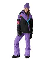 Women's Iconic Jacket (Slash Stripe Black) - Alt. View