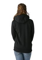 Women's Stade Full Zip Fleece (Black) - Back View
