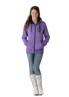 Women's Stade Full Zip Fleece (Purple Heart) - Alt. View